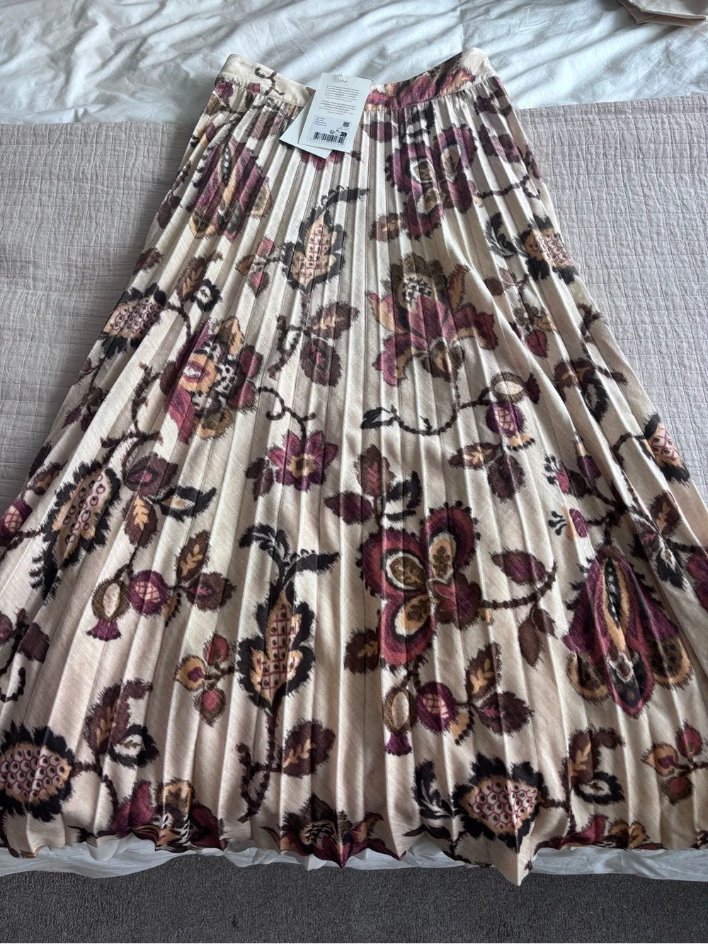 NWT Sézane Dune Skirt in Merveille Print Size 4/36 - Picture 5 of 8